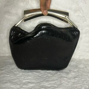 Zara Metal Handle Bucket Bag